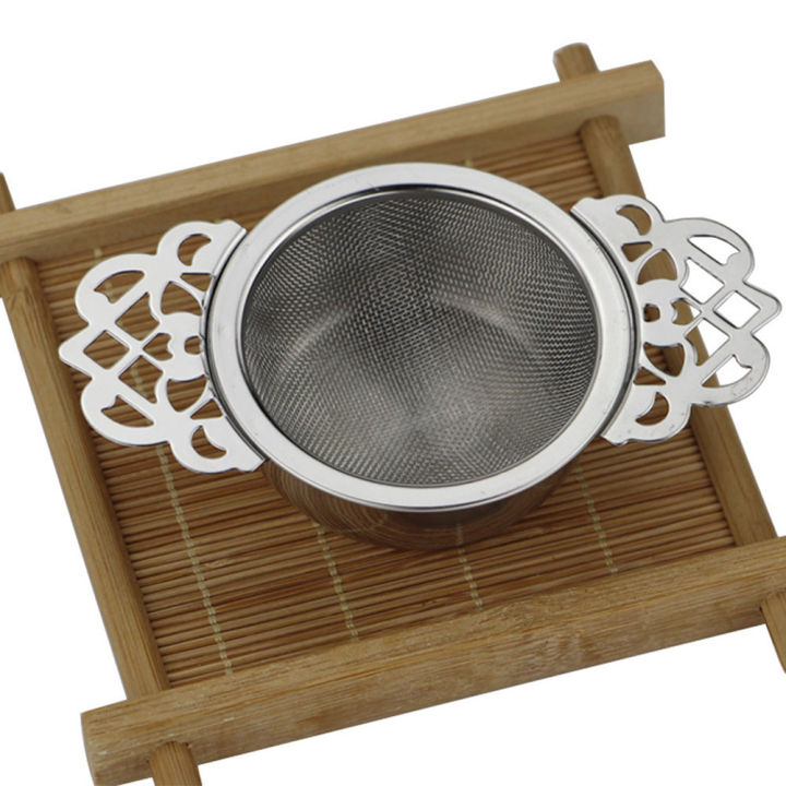 Tea%20Strainers%20with%20Drip%20Bowls%20(2-Pack);%20Elegant%20Stainless%20Steel%20Loose%20Leaf%20Tea%20Strainers%20Exquisite%20Product%20-%20Image%206