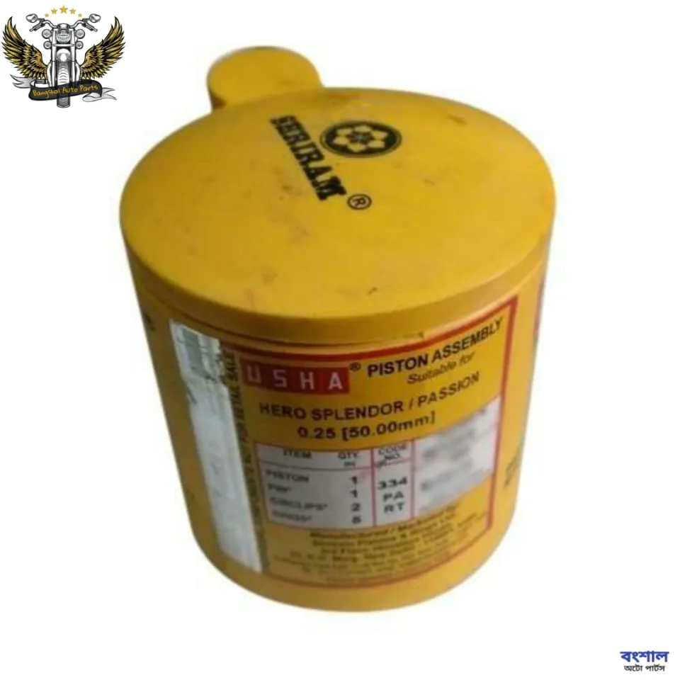 Usha Company Motorcycle Piston Ring Pin Ring Kit For Hero Splendor