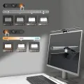 Monitor Light Bar with 1080P Webcam 40cm Touch ScreenBar Computer Lamp Adjustable Brightness and Color Temperature E-Reading.