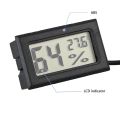 Digital Thermometer Hygrometer Mini LCD Humidity Meter Freezer Fridge Thermometer for -50~70 Coolers Aquarium Chillers. 