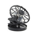Mini Portable Fan Outdoor Portable Clip-On Cooler Mini Black Hat Fan Cooling Solar Celling Fan For Camping Hiking Fishing. 