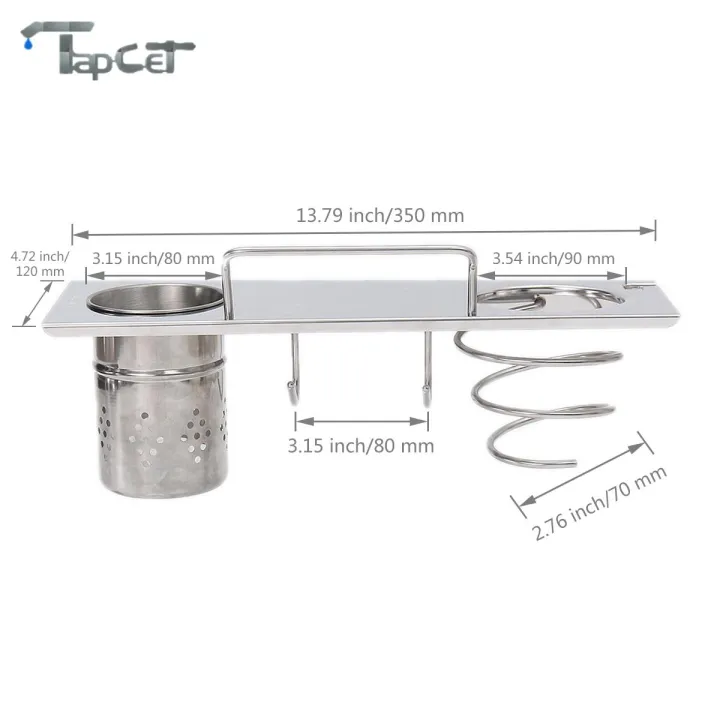 TAPCET%20Hair%20Dryer%20Holder%20Blow%20Dryer%20Hanging%20Rack%20304%20Stainless%20Steel%20Wall%20Mount%20Organizer%20with%20Hooks%20Plug%20Holder%20Design%20-%20Image%204