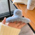 Enacolor  Dongdaemun Furry Hair Clip Accessories Hair Catch Clamp Girl. 