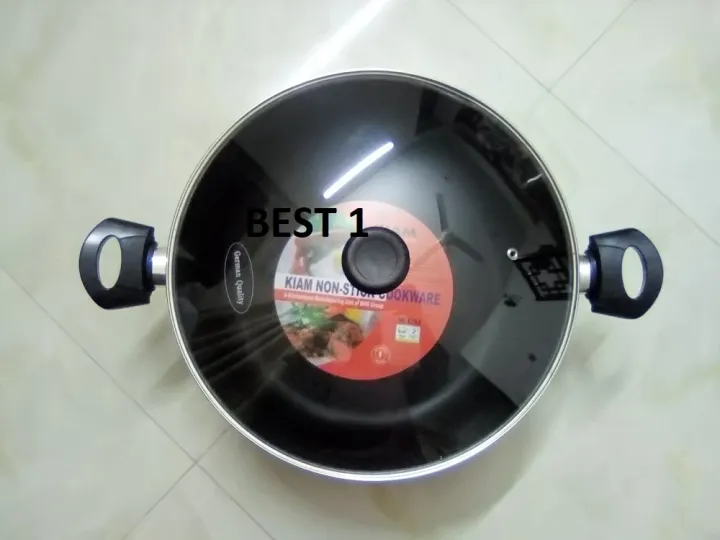 Kiam%20Non%20Stick%20Casserole%20(Sauce%20Pan)%20With%20Glass%20Lid%2036cm%20-%20Image%203