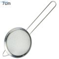 VOLL - Fine Mesh Strainer for Kitchen Stainless Steel Tea Colander Long Handle Food Sifter Flour Sieve Baking Tool, 7cm. 