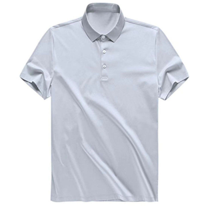 Summer%20New%20Sports%20Fitness%20Men%20Polo%20Shirt%20Lapel%20Short%20Sleeve%20Breathable%20Solid%20Color%20Slim%20Casual%20High%20Elastic%20Quick-Drying%20T-shirt%20-%20Image%206