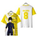 New Tshirt 2022 BLUE LOCK NAGI T-shirt for Men 3D Printed Women O-Neck Short Sleeves T shirt Tees Boys Girls Anime Cartoon T Shi. 