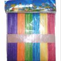 Ice Cream Stick Multicolor ( Wooden) →50pcs Pack. 