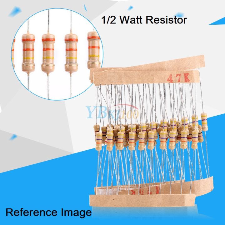 50Pcs-%201/2%20Watt%20330%20Ohm%20Resistor%201/2W%20330%20Ohm%20Carbon%20Film%20Resistor%20330%20Ohm%20Half%20Watt%20Resistance%200.5%20Watt%205%25%20Tolerance%20Fixed%20Resistors%20Passive%20Components%202%20Pin%20Leads%20Terminals%20-%20Image%207