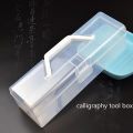 Brush Storage Box Calligraphy Toolbox Utensils Portable Art Storage Box. 