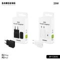 Samsung EP-T2510 Super Fast Charging 25W Power Adapter Charger NFC Supported USB-C Type-C Charger For Samsung Galaxy S25 S24 S23 A55 A56 A54 5G A53 5G A33 5G A34 5G A15 A16 A14 A24 S21 S20 S22 S10 S6 S7 S8 S9 Galaxy M33 5G F23 5G M31s. 