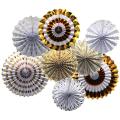 Decoration Hanging Paper Fan Set, Paper Garland Decoration. 