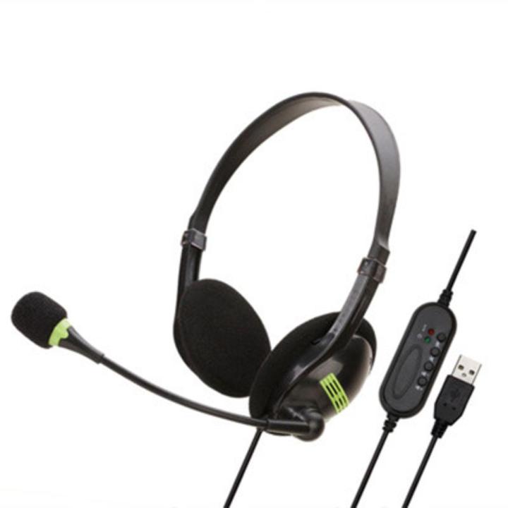 USB Headset with Microphone, On-Ear Headphones with Mic