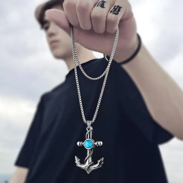 Stylish%20Stainless%20Steel%20Anchor%20Necklace%20for%20Men%20Durable%20and%20Modern%20Chain%20Pendant%20Design%20-%20Image%206