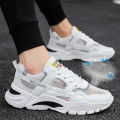 2023Summer Breathable Men's Mesh Shoes Fashion Colorblock Nightclub Fashion Shoes plus Size Sneakers Thin Student Leisure. 