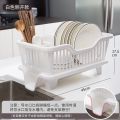 Japanese drain dish rack kitchen dish drain rack plastic bowl rack single layer dish rack household. 