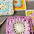 50PCS Mix & Matchs Design the Granny Square Card Decks,Knitting Kit.