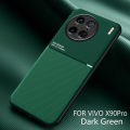 xprmy for Vivo X90 Pro Case Car Magnetic Holder Leather Plate Back Cover Soft Phone Cases.