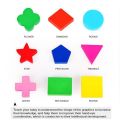 【Serendipity party】Preschool Wooden Geometric Shapes Puzzle Toys Count Geometric Shape Baby Early Teaching Aids Math Toys.