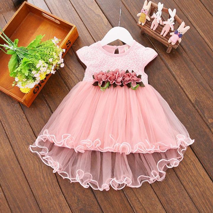 BlingBlingStar Toddler Baby Girls Summer Floral Dress Princess - Main Image