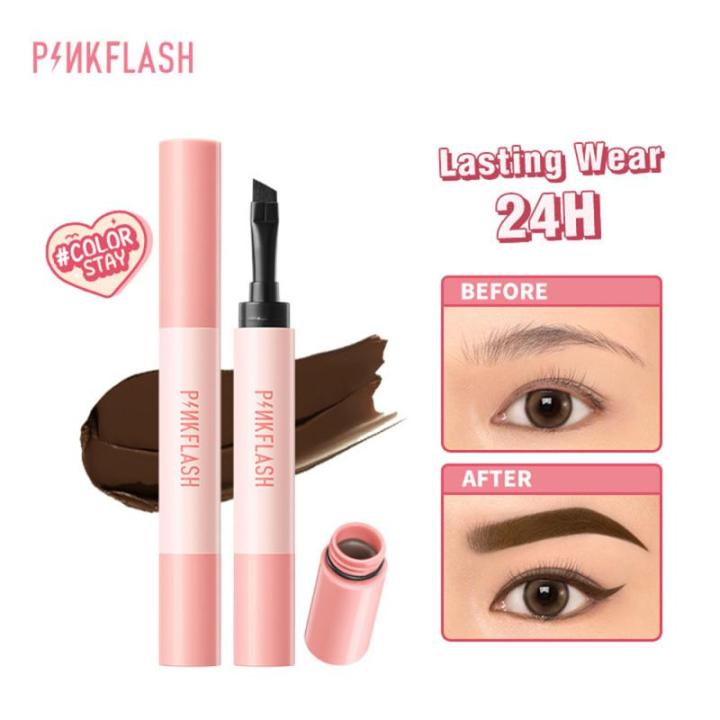 PINKFLASH%20Eyebrow%20Pomade%20Brow%20Gel%20Creamy3%20Colors%20Natural%20Waterproof%20Long%20Lasting%20Highly%20Tint%20Eyebrow%20Shade%20With%20Brush%20Makeup%20-%20Image%204