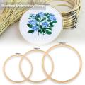 5/6/8Inch Embroidery Cross Stitch Bamboo Hoop Frame Ring Wooden Hoop Round Needlecraft Sewing Tools.