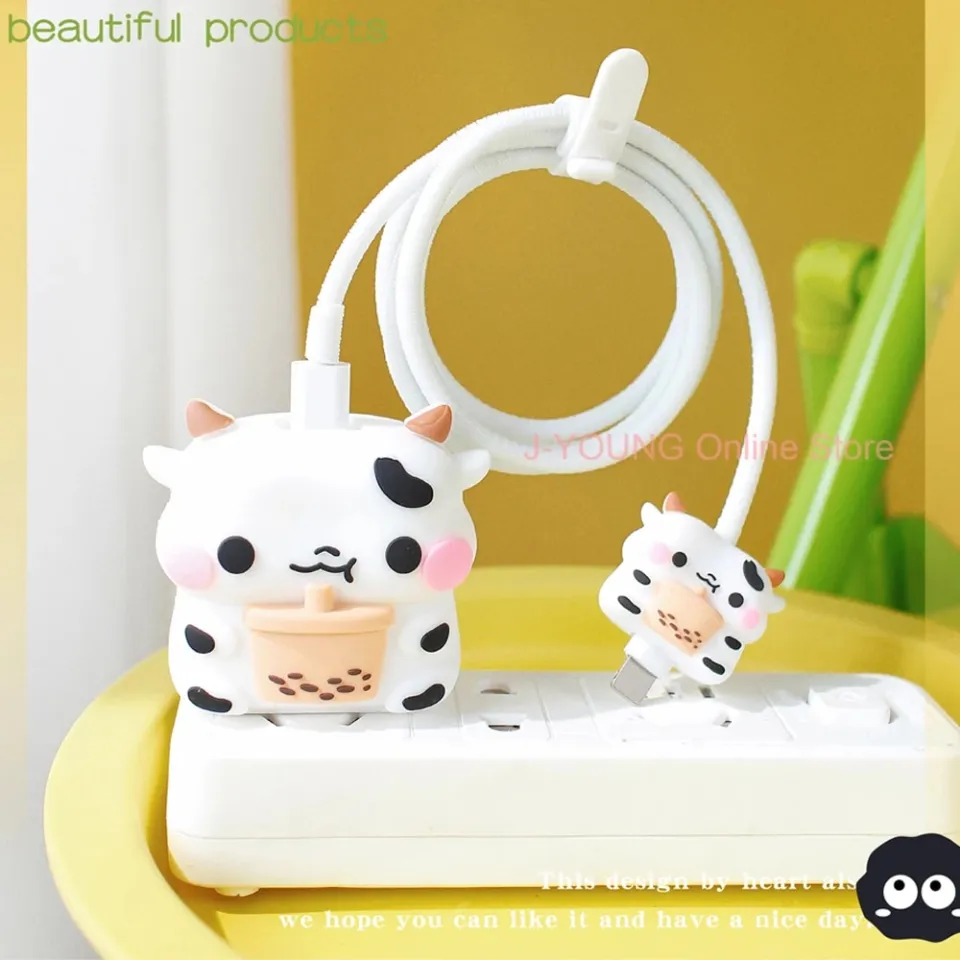Lot De 18 Protecteurs De Câble Mignons Fruits & Snacks – Protège-Câble Chargeur IPhone/iPad, Anti-Casse Kawaii