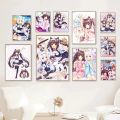 1pc Nekopara GalGame Anime Poster Stickers Home Decor Aesthetic Art Mural Room Decor Digital Painting Living Room Bar. 