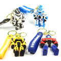 Cross-border car robot keychain Optimus Prime Bumblebee doll pendant cartoon Transformers doll pendant. 