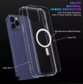 IPhone Clear Magsafe Case 16,15 14/14plus/14 Pro/14 Pro MAX/13/13Pro/13 MAX/13 MINI/12/12 Pro/12Mini/12 Pro all series for Apple Anti Yellow Magsafe Magnetic Clear Case for iPhone.