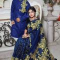 Stylish & fashionable New Matching best/Coupple Dress/For Men & Women / Saree & Panjabi/ (Combo Set)). 