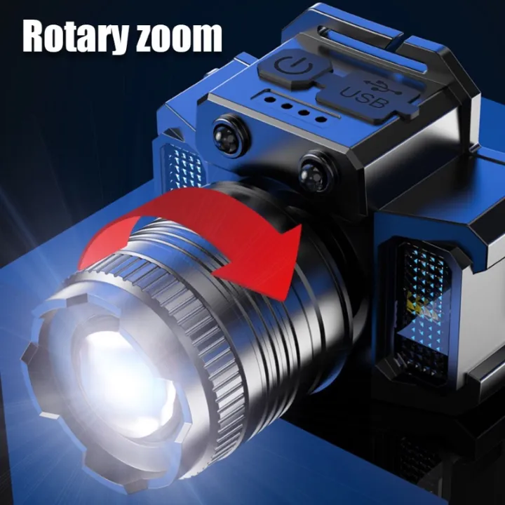 Multipurpose%205%20Working%20Mode%20Rechargeable%20LED%20Headlamp/%20Durable%20Waterproof%20Super%20Bright%20Headlight%20Outdoor%20Night%20Security%20Equipment%20-%20Image%203