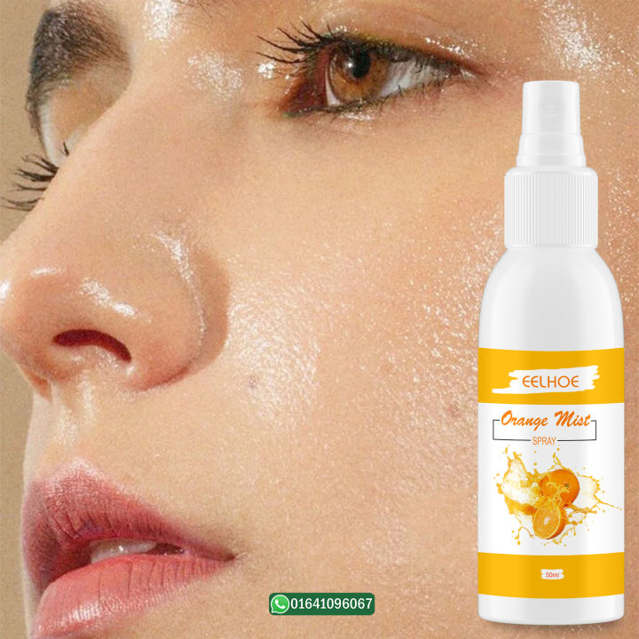 ELHOE Orange Mist For Face: Best Facial Spray for Hydrating, Glowing & Radiant Skin. Get a Refreshing Boost & Vitamin C!