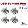 USB Female Port-USB Type-A (Female) Connector.