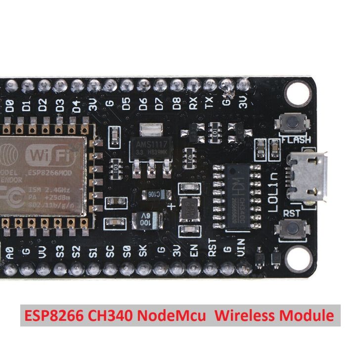 ESP8266 CH340 NodeMcu CH340 Wireless Module ESP8266 WIFI Internet Of Things Development Board Based ESP8266 CH340 Wireless Control Module ESP-12E Wifi Tools Sets
