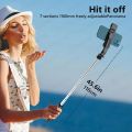 New L13D Selfie Stick Tripod with Fill Light Backlight for Travel Live Broadcast Vlog,360° Rotating Phone Holder for Smartphone. 