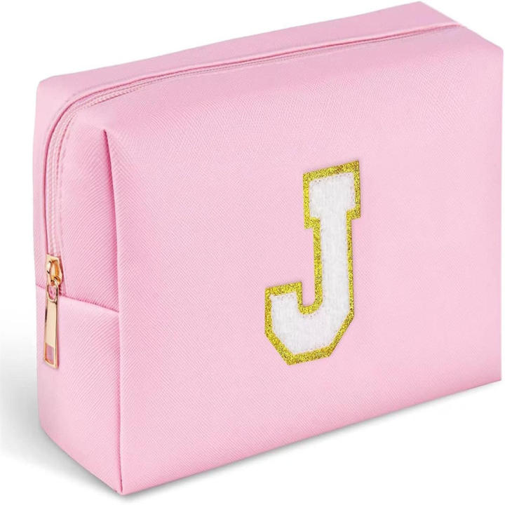 Makeup%20Bag,%20Small%20Travel%20Cute%20Cosmetic%20Pouch%20Makeup%20Case%20Toiletry%20Zipper%20Pouch,%20Monogram%20Waterproof%20PU%20Leather%20Chenille%20Letter%20Storage%20Bag%20Gift%20for%20Women%20Personalized%20Patch%20-%20Image%209