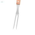 Stainless Steel Meat Fork with Wood Handle, Cooking Fork BBQ Fork, Grill Fork, Steak Fork for Kitchen Barbecue Serving Cooking Grilling Roasting.