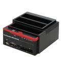 Multifunctional 2.5/3.5" IDE&SATA Hard Disk Base USB 3.0 HDD Docking Station Three-bay HDD Docking Station AU Plug. 