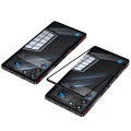 Metal Frame Case for REDMAGIC 10 Pro / 10 Pro+ with Clear Tempered Glass Back Cover Camera Protection. 