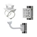 2X Universal Vertical Pole Mount Adapter, with 4 Loops, Wall Mounting Loop Bracket.