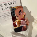 【Healer DingD】 Demon Slayer Kyojuro Rengoku Phone Case for Samsung Galaxy S23 S22 S21 S20 S10 S9 Plus FE Ultra Lite Black Phone Cover Funda.