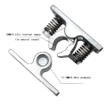 QUANBU 4Pcs Spring Loaded Door Easy Lock Stop Catch Release Clamp Double Roller Catch (Mp-4).