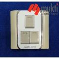 HAOCING Super Three Gang Switch Socket 3. 