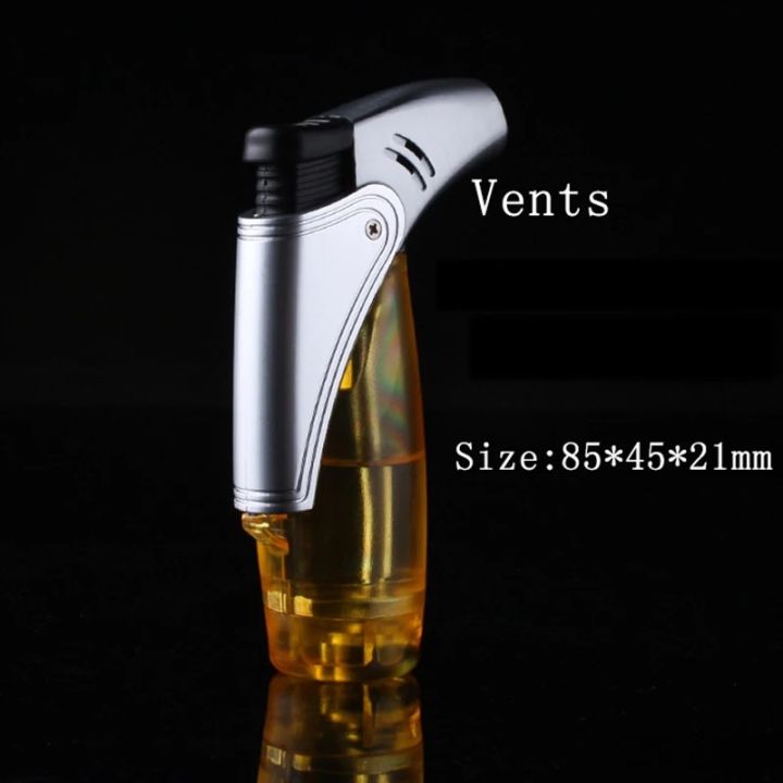 1%20pcs%20Butane%20Jet%20Torch%20Lighter%20Plastic%20Windproof%20Cigar%20Lighter%20Gas%20Fuel%20visible%20-%20Image%205