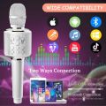 GOODAAA 2Pack Wireless Karaoke Microphone 3 in 1 Portable Bluetooth Karaoke Mic Speaker for Phone Home Party. 