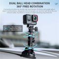 Group Vertical Suction Cup Mount For Car Windshield Window Action Camera Mount Holder Compatible For DJI Pocket 3 Cameras. 