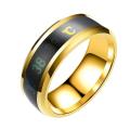 【Beiver Jewelry Store  】NEW Smart Temperature Steel Ring Couple Lover Color Change Ring Hand Jewelry. 