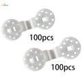 100x Shade Net Clips Shade Cloth Clips Round Fixing Buckle Tightener Reusable Shade Netting.
