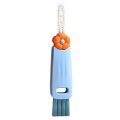 Cup Multi-Functional Cup Mouth Scrubber Rotatable Kitchen Cleaning Brush Gadgets Cup Lid Cleaner Easy Install Blue. 